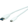 Kabel USB3.0 , A-C, M/M, 0.5m, bijeli